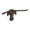 Accent Plus Cast Iron Longhorn Cattle Wall Hook