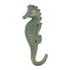 Accent Plus Cast Iron Seahorse Wall Hooks - Set of 2