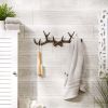 Accent Plus Cast Iron Deer Antler Wall Hook