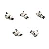 5Pcs Super Cute Panda Chopstick Rest Ceramics Home Decorative Tableware Holder