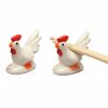 5Pcs Ceramics Cocks Chopstick Holder Creative Animal Chopstick Spoon Fork Knife Rest