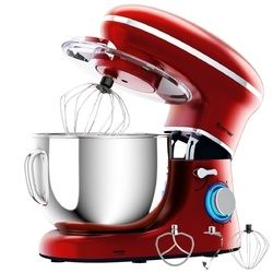 6.3 Qt 6 Speed 660W Tilt-Head Food Stand Mixer