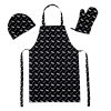 White Sox OFFICIAL MLB 3-Piece Apron;  Oven Mitt and Chef Hat Set