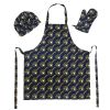 Brewers OFFICIAL MLB 3-Piece Apron;  Oven Mitt and Chef Hat Set