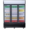 Dukers DSM-69R Commercial Double Glass Door Merchandiser Refrigerator