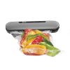 Zokop V69 Portable Food Vacuum Sealer Machine for Food Saver Storage with Magnets and 10 Bags Silver Gray YF