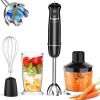 KOIOS 800-Watt/ 12-Speed Immersion Hand Blender, 4-in-1 Set