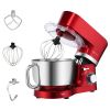 ROVSUN ZK-1503 Chef Machine 5.5L 660W Mixing Pot With Handle Red Spray Paint