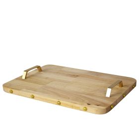 Iphone-shaped Oak Wooden Board (Rose-Gold) | Elegant Rustic Serving Tray & Platter