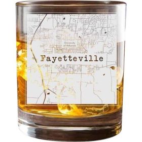 Fayetteville College Town Glasses (Set of 2)