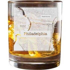 Philadelphia College Town Glasses (Set of 2)