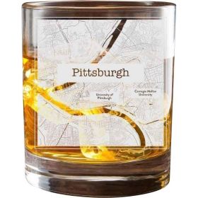 Pittsburgh College Town Glasses (Set of 2)