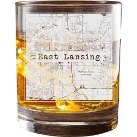 East Lansing College Town Glasses (Set of 2)