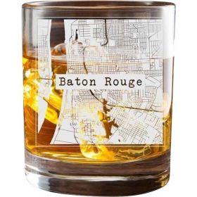 Baton Rouge College Town Glasses (Set of 2)