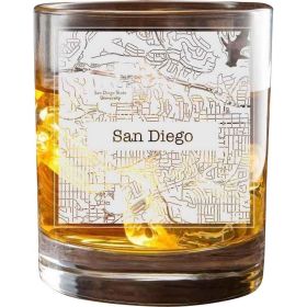 San Diego College Town Glasses (Set of 2)