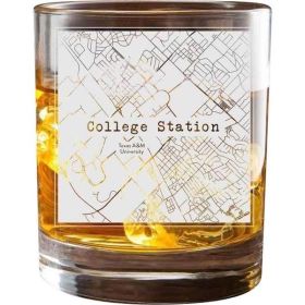 College Station College Town Glasses (Set of 2)