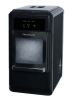 EFIC237 Countertop Crunchy Chewable Nugget Ice Maker, 44lbs per day, Auto Self Cleaning, Black Stainless