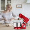 ROVSUN ZK-1503 Chef Machine 5.5L 660W Mixing Pot With Handle Red Spray Paint