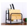 Multi-Function Kitchen Rack Stainless Steel Cutlery Drainer for Board/Knife/Chopsticks/Spoon/Fork Storage