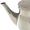 Stainless Steel Gooseneck Tea Pot w/ Vented Hinged Lid, 10 Fluid Ounces (1 - 2 Cups) by Pride Of India 10 oz