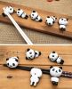 5Pcs Super Cute Panda Chopstick Rest Ceramics Home Decorative Tableware Holder