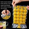 100Pcs Disposable Ice Cube Bags 2400 Ice Cube Tray Self-Seal Ice Maker w/ Funnel