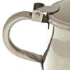 Stainless Steel Gooseneck Tea Pot w/Vented Hinged Lid, 20 Fluid Ounces (2-3 Cups) by Pride Of India 20 oz