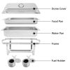 9L-1*2 Single Basin Two Set Stainless Steel Rectangular Buffet Stove