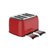 Toaster 4 Slice;  Geek Chef Retro Red Extra Wide Slot;  Independent temperature control Toaster ; Reheat; Defrost; Cancel 4 Function;  6-Shade Setting