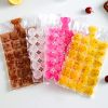 100Pcs Disposable Ice Cube Bags 2400 Ice Cube Tray Self-Seal Ice Maker w/ Funnel