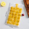 100Pcs Disposable Ice Cube Bags 2400 Ice Cube Tray Self-Seal Ice Maker w/ Funnel