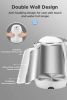 KOIOS 1.8L 304 Stainless Steel Hot Water Boiler, Cool Touch Anti-Scald Double Wall Electric Tea Kettle