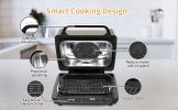 Chef Smart 7-in-1 Indoor Electric Grill Air Fryer,Family Large Capacity,Countertop Grill