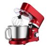 ZOKOP ZK-1503 Chef Machine 5.5L 660W Mixing Pot With Handle Red Spray Paint