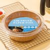 50PCS Air Fryer Disposable Paper Liners with Holes on-Stick Parchment Papers