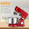 ZOKOP ZK-1503 Chef Machine 5.5L 660W Mixing Pot With Handle Red Spray Paint