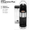 Keurig K-Supreme Plus Stainless Steel Single Serve K-Cup Pod Coffee Maker + 18 K-Cup Pods