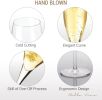 Bella Vino Hand Blown Crystal Champagne Flutes - Bella Vino Standard Champagne Glasses Made from 100% Lead Free Premium Crystal Glass, Perfect for Any