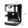 Espresso Machine 15 Bar Coffee Machine With Foaming Milk Frother Wand, 1300W High Performance No-Leaking 900ml Removable Water Tank Coffee Maker For E