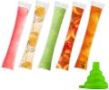 200Pcs Ice Popsicle Mold Bags Disposable Free Zip Ice Freeze Candy Maker Pouch