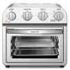 Geek Chef Air Fryer Toaster Oven Combo, 4 Slice Toaster Convection Air Fryer Oven Warm, Broil, Toast, Bake, Air Fry, Oil-Free, Accessories Included, S