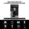 Fully Automatic Espresso Machine with milk tank, Black,Coffee maker