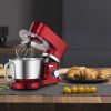 ROVSUN ZK-1503 Chef Machine 5.5L 660W Mixing Pot With Handle Red Spray Paint