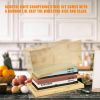 Knife Sharpening Stone Kit; Whetstone Sharpener Stone Set; 4 Side Grit 400/1000/3000/8000 Wet Stone Set