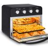 Geek Chef  Air Fryer Oven , Countertop Toaster Oven,3-Rack Levels, 4 mechinical knobs,Black housing with single glass door(24 QT 1700W)don't slod amaz