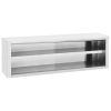 Kitchen Wall Cabinet 59.1"x16"x20" Stainless Steel