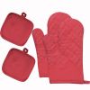 Kitchen Oven Glove High Heat Resistant 350 Degree Extra Long Oven Mitts 4pcs Set