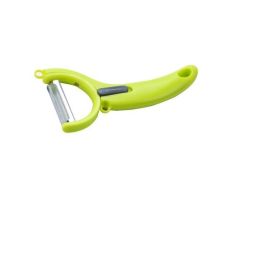 Rotatable Blade Peeler Swivel Blade Multi-Functional Peeler for Fruits Vegetables Potato Carrots Pairing Knife Kitchen Gadget Tool (Color: green peeler)