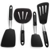 4-piece elastic silica gel suit shovel High temperature resistant spatula Cooking kitchenware Turner Spatula