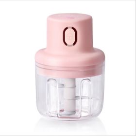 Wireless charging manufacturer provides new household mini meat grinder; electric garlic masher; baby complementary food processor (Specifications: Large glass 250ML)